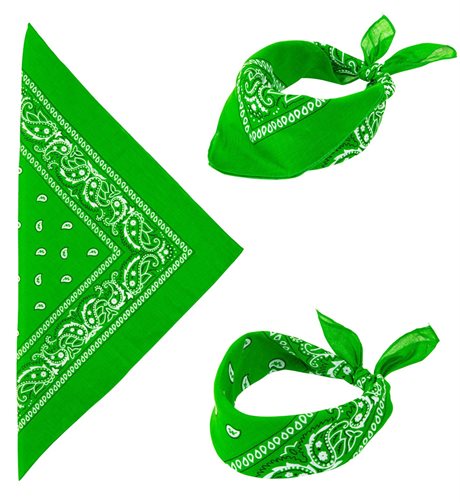 Grön Bandana