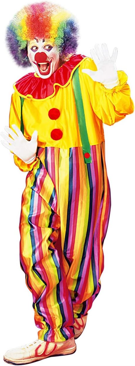Clown Dress Jumpsuit Maskeraddräkt