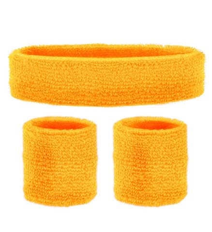 80 Tals Armband Pannband i orange Neon