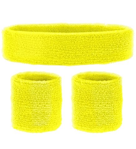 80 Tals Armband-Pannband gul Neon
