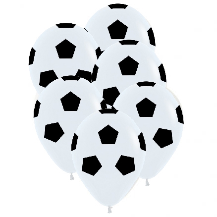 Fotbollsballonger 6 Pack