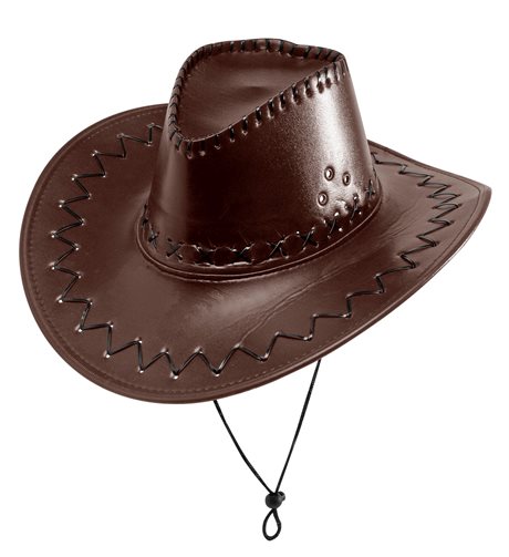 Cowboy hatt Brun