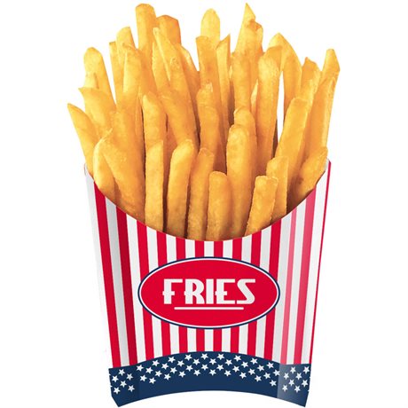 Pommes frites-bägare, USA