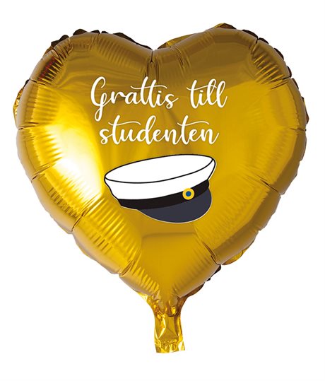 Studentballong Guldhjärta 