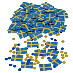 Konfettiflaggor Sverige