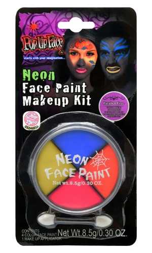 Neon Face Paint Kit
