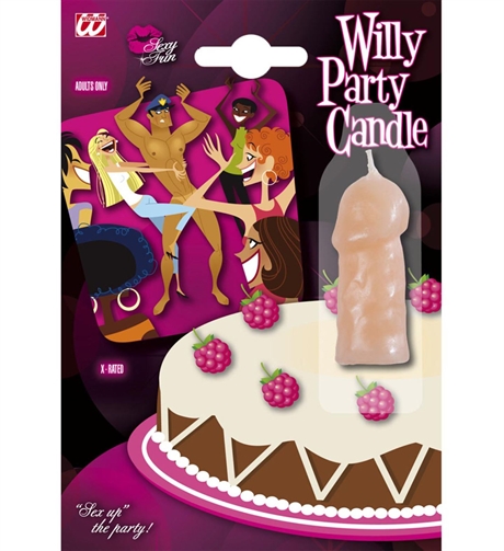 Willy party candle