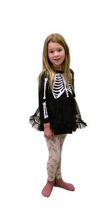 Skelettklänning Barn