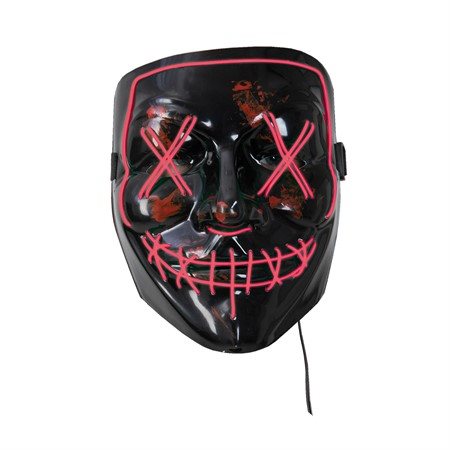  LED-mask HORROR röd
