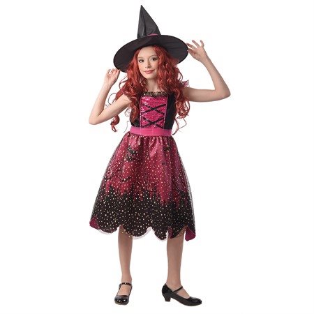 COSTUME DRESS PINK WITCH