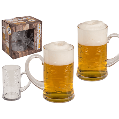 Double Sided Beer Glass